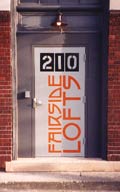 Fairside Lofts door