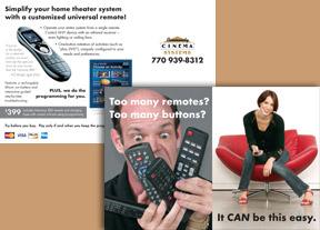 universal remote postcard